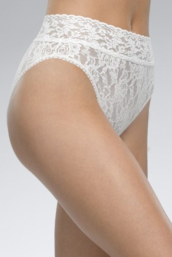 Signature Lace French Brief - Ivory