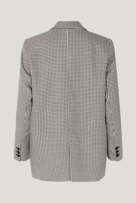 Black and white tartan blazer 2025