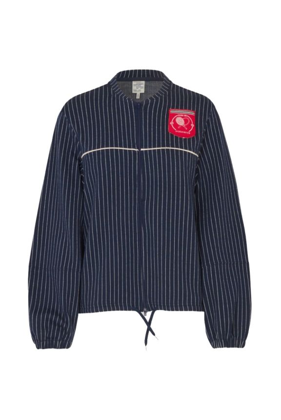 Pinstripe tracksuit sales