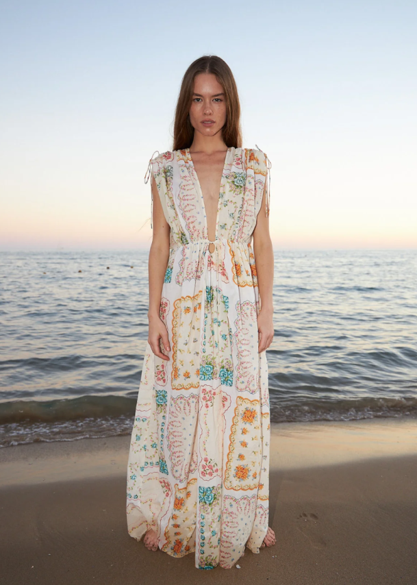 Maxi handkerchief dress cheap
