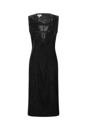 Ajka Dress - Black Velvet