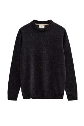 Aksune Chenille Knit - Caviar
