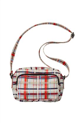 Crossbody Bag - Scarlet Grid