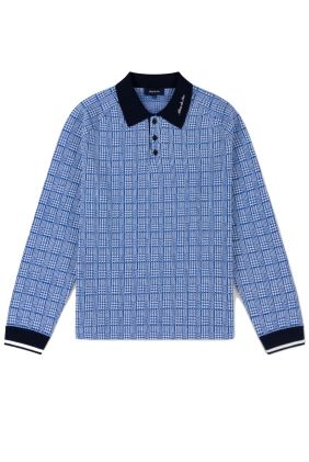Kimpton Check Polo - Blue