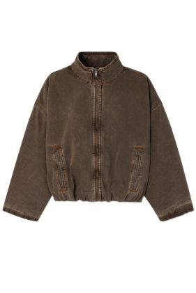 Oshow Bomber Jacket - Stone Brown