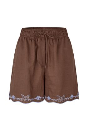 Elasticated Shorts - Roses Embroidery