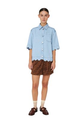 Soft Denim Shirt - Light Blue