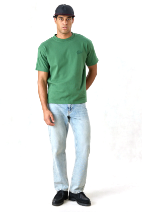 Spencer Boxy Appliqué T-Shirt - Forest