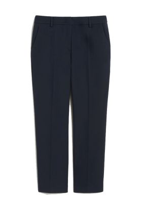 Vite Stretch Cotton Trousers - Navy