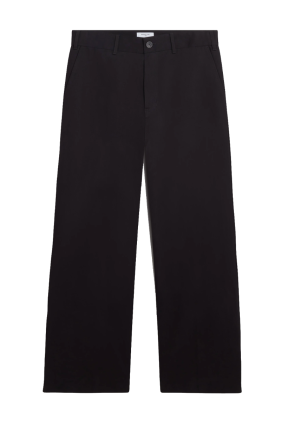 Wide Leg Chino - Black