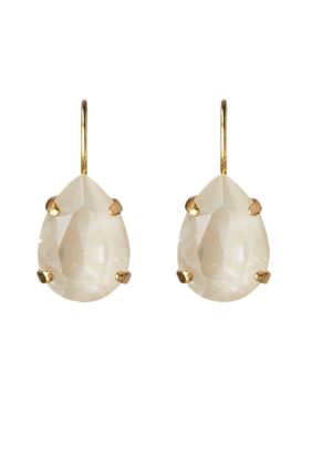 Mini Drop Clasp Earrings - Gold/Linen Ignite