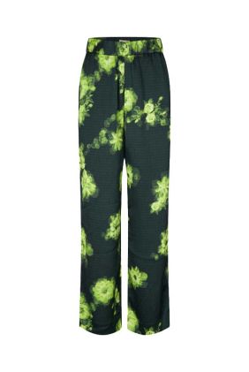 Narine Trousers - Green Margot Flower