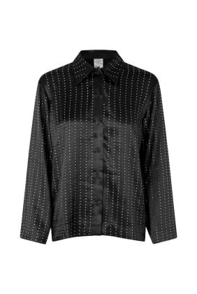 Mariko Shirt - Black Crystal