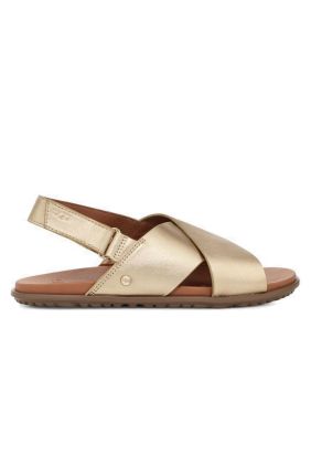 Solivan Slingback Sandal - Pale Gold Metallic