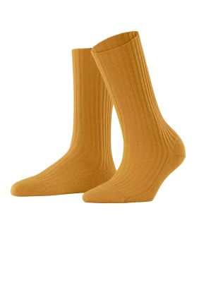 Cosy Wool Boot Socks - Amber