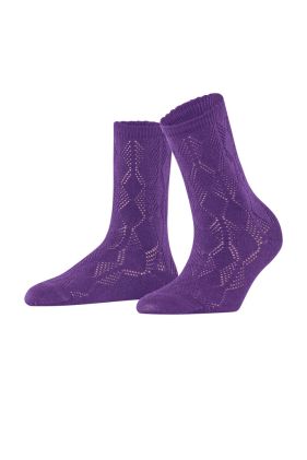 Argyle Vibe Socks - Petunia