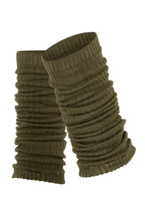 Cross Knit Legwarmer - Shire Green