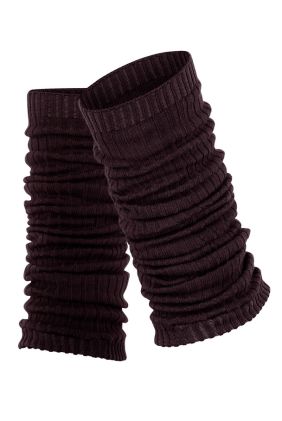 Cross Knit Legwarmer - Blackberry