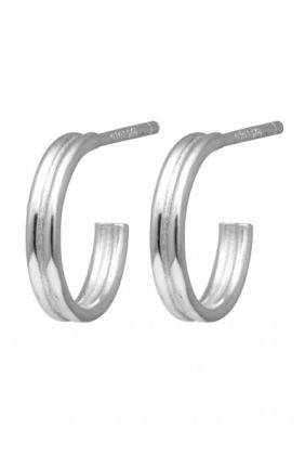 2FOR1 Small Hoops Pair - Silver