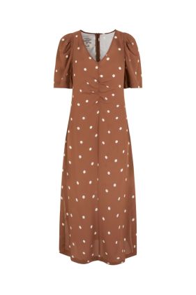 Addax Dress - Pinecone Dot