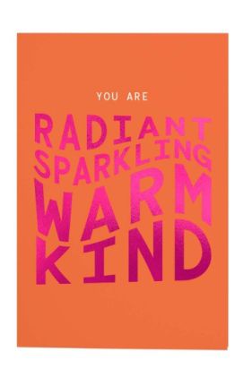 Radiant Sparkling Greeting Card