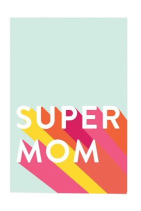 Super Mom Greeting Card