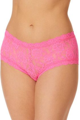 Signature Lace Boyshort - Fiesta Pink