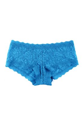 Signature Lace Boyshort - Kingfisher Blue