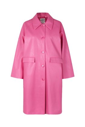 Devon Coat - Shocking Pink