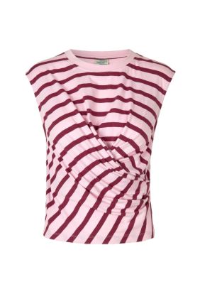 Jaliyah Top - Breton Stripe Magenta