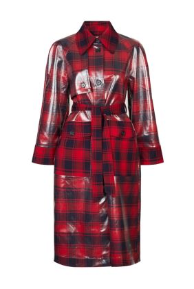 Dorothy Coat - Red Margot Check