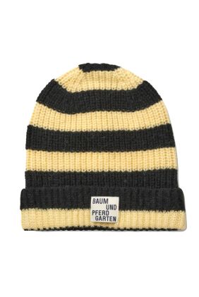 Lenora Hat - Black Yellow Breton