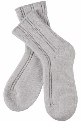 Bed Socks - Silver