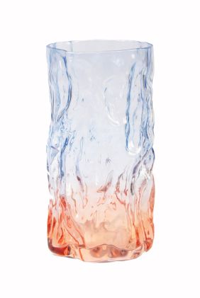 Trunk Vase - Bicolour Blue