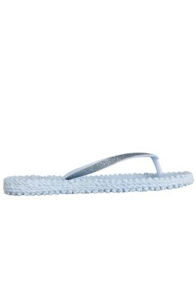 Cheerful Glitter Flip Flops - Bluebell