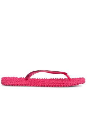 Cheerful Glitter Flip Flops - Warm Pink