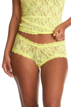 Signature Lace Boyshort - Citrus Fizz Yellow