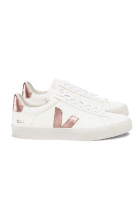 Campo Chrome Free Leather Trainers - White Nacre