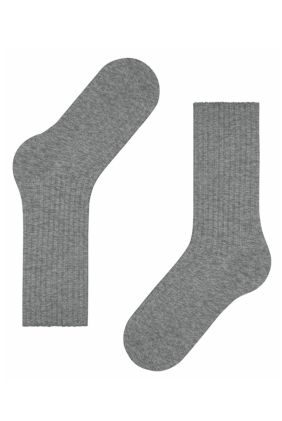 Cosy Wool Boot Socks - Grey Mix