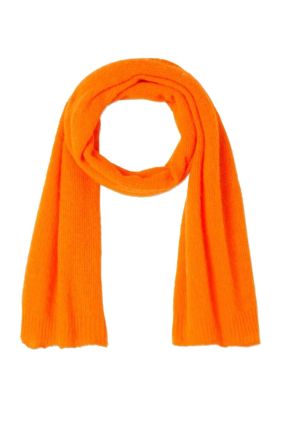 East Unisex Scarf - Orange Fluo