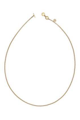 Essentials Classic Necklace - Matt Gold 90cm