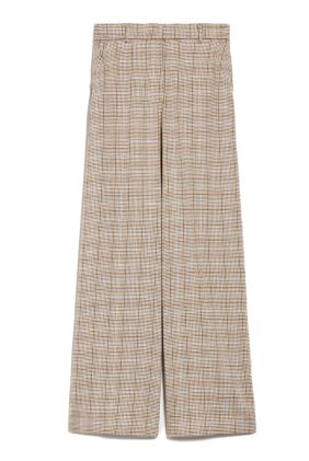 Freda Linen & Cotton Twill Trousers - Terracotta