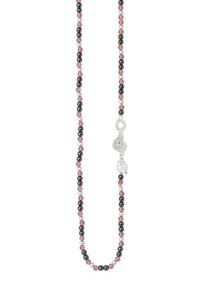 Diversity Beads Necklace - Hematite & Glass