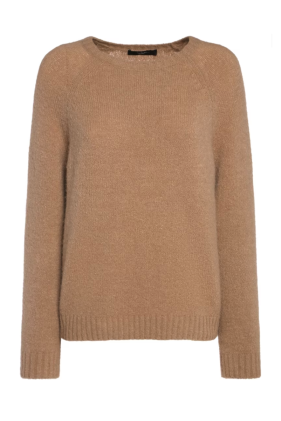 Ghiacci Alpaca & Cotton-Blend Sweater - Camel