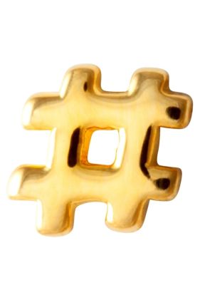 Hashtag One Piece - Gold Plated