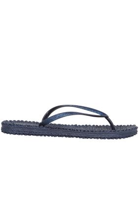 Cheerful Glitter Flip Flops - Indigo