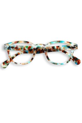 The Retro Reading Glasses #C - Blue Tortoise