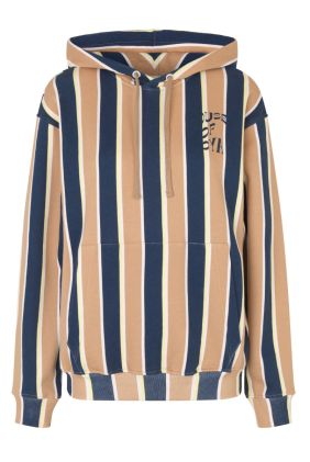 Jamila Hoodie - Brown Stripes RESPONSIBLE