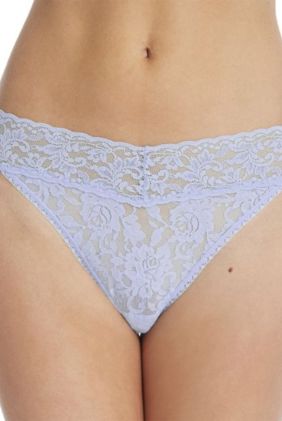 Signature Lace Original Rise Thong - Lavender