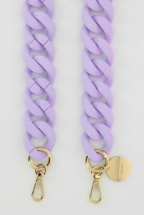 Alice Chain 120cm Resin Gold Carabiners - Matte Pastel Lilac